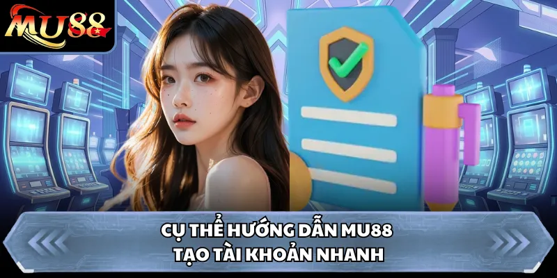 Cụ thể hướng dẫn MU88 tạo tài khoản nhanh